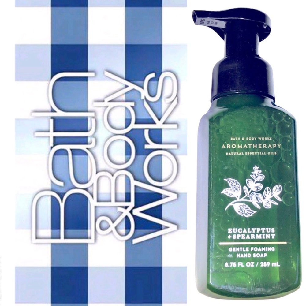 2/$16 NEW Bath & Body Works Hand Soap Gentle Foaming EUCALYPTUS SPEARMINT 8.75oz
